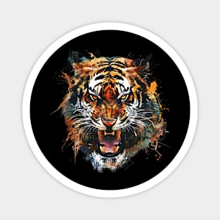 Tiger Color Adaptations Magnet